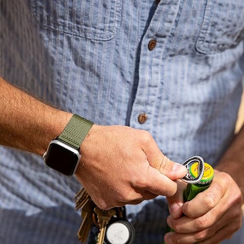 Miniatura 3 de Carterjett - Correa para Apple Watch 1.732pulgadas, 1.654pulgadas, 1.575pulgadas, 1.496pulgadas, nailon NATO, correas iWatch, mujeres y hombres, 12