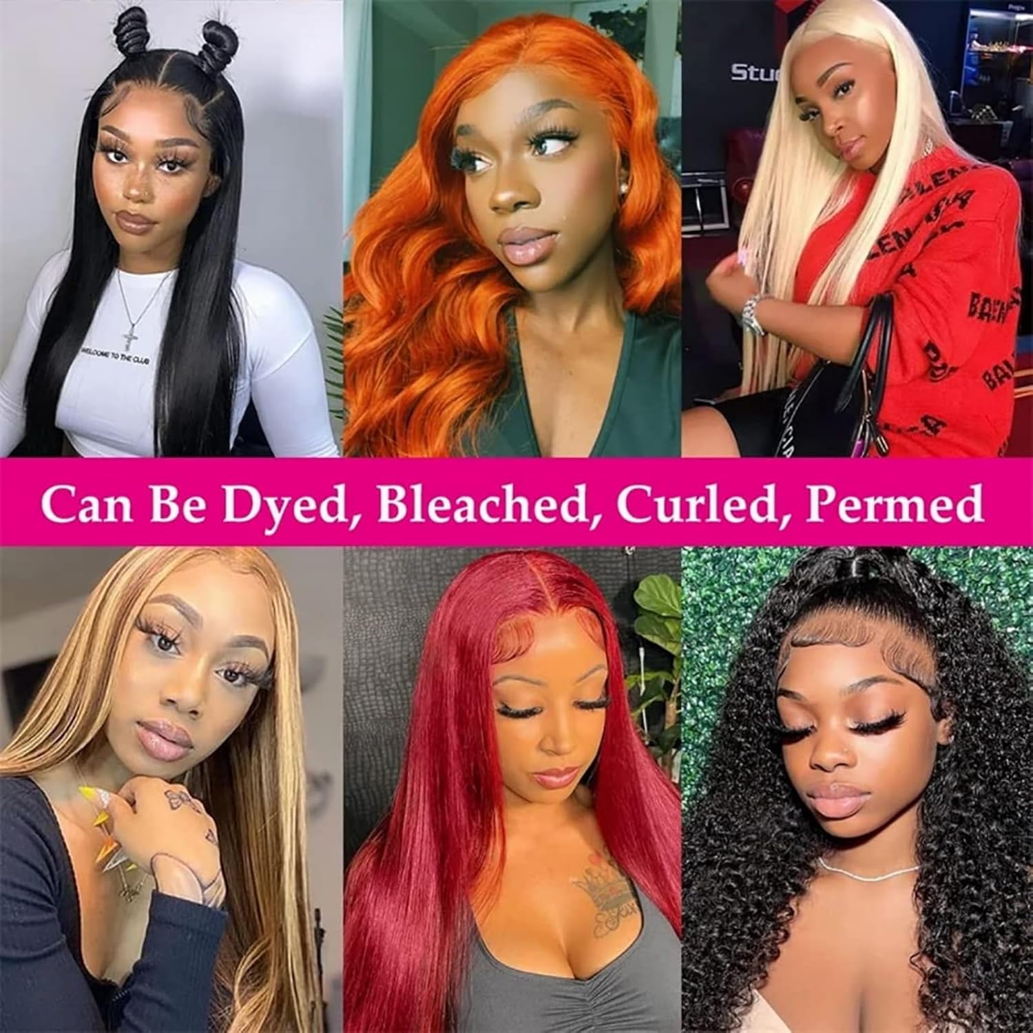 13x4 Lace Front Wigs Human Hair Pre Plucked with Baby Hair 150% Density Straight Brazilian Virgin Frontal Glueless HD Lace Closure Wigs for Black Women (18 Inch)