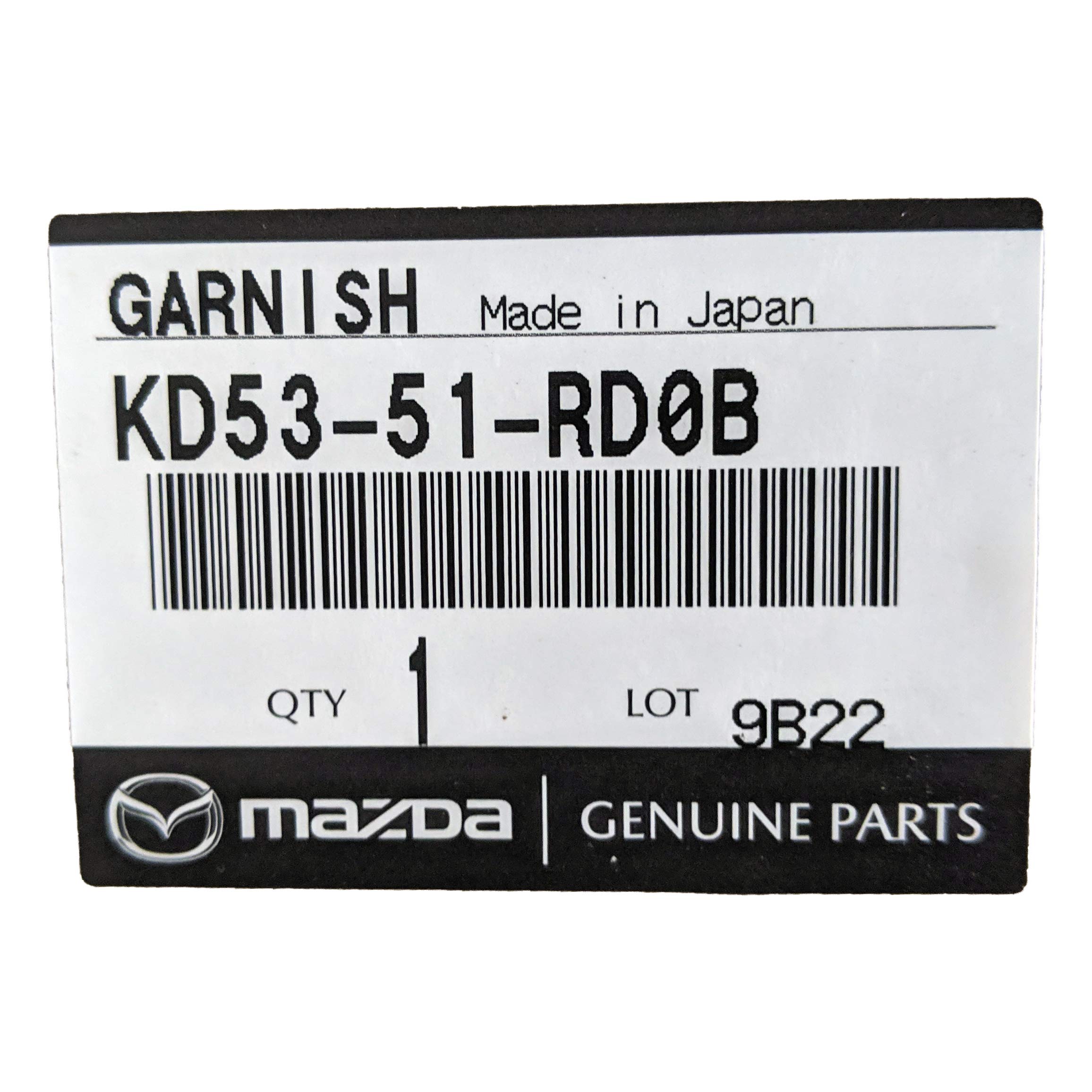 Amazon.com: Genuine Mazda KD53-51-RD0B Garnish : Automotive