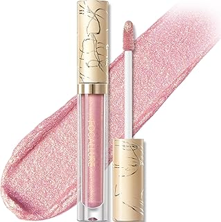 FOCALLURE Lápiz labial líquido metálico, bril...