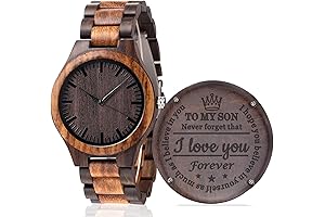 Personalized Engraved Wooden Watches for Men