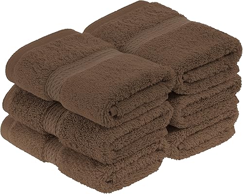 Vista 920 de SUPERIOR - Juego de toallas de algodón egipcio de 28.22 oz/m², incluye 2 toallas de baño, 2 toallas de mano, 2 toallas para la cara, artículos
