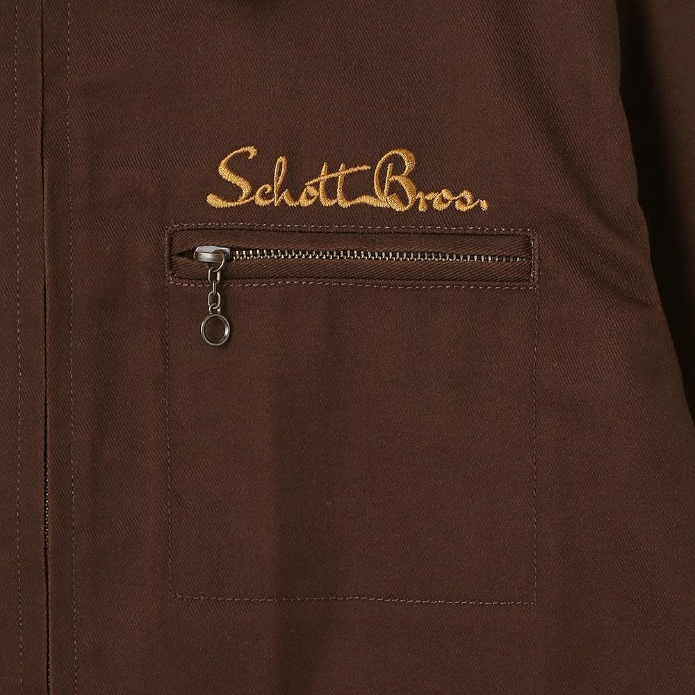 Schott TC WORK JACKET/ワークジャケット　茶色　M Amazon | [ショット] TC WORK JACKET ティーシー ワーク