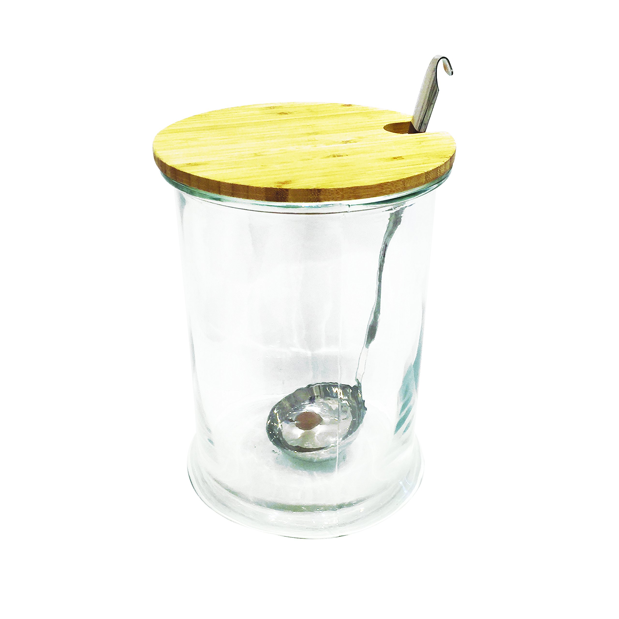 HOME DECO FACTORY Trinkglas, 5 l, Transparent/Braun