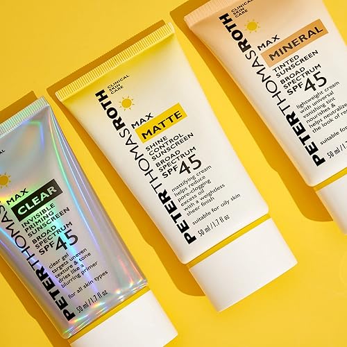 Miniatura 6 de Peter Thomas Roth Protector solar Max Clear Invisible Priming de amplio espectro SPF 45 | Primer de maquillaje con SPF, gel protector solar
