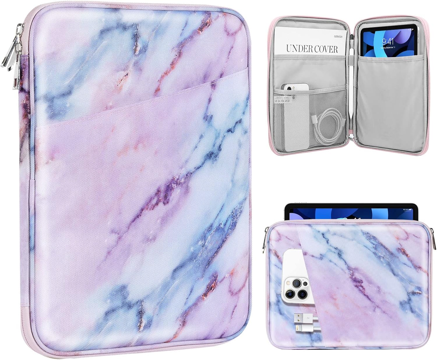 TiMOVO 911" Tablet Sleeve for iPad Air 11 Inch 2024,iPad Pro 11 Inch 2024,iPad 10.2