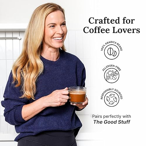 Miniatura 8 de For Wellness Café molido orgánico arábica (12 onzas, tostado medio)  Combínalo con las cosas buenas para sobrecargar tu café