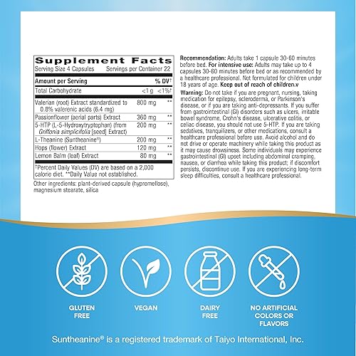 Miniatura 5 de Nature's Way ¡Fatigado a fantástico! Fórmula revitalizante para dormir, promueve un sueño reparador*, 90 cápsulas