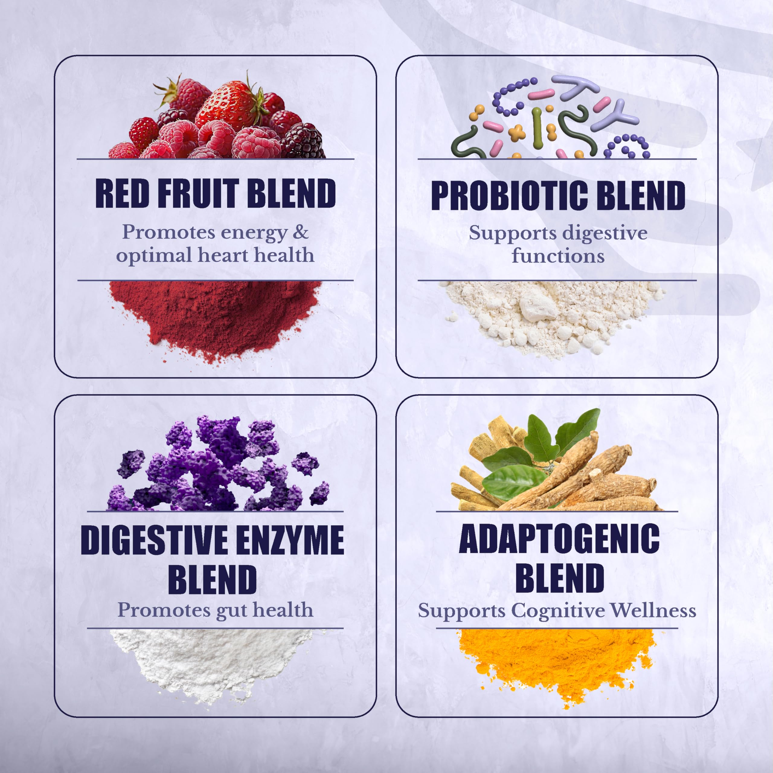 Super Reds Powder with Probiotics & Digestive Enzymes - Red Superfood Powder for Energy, Metabolism & Gut Health - Antioxidant Fruit & Adaptogen Blend, Red Berry, 30 Servings — Amazon image 3