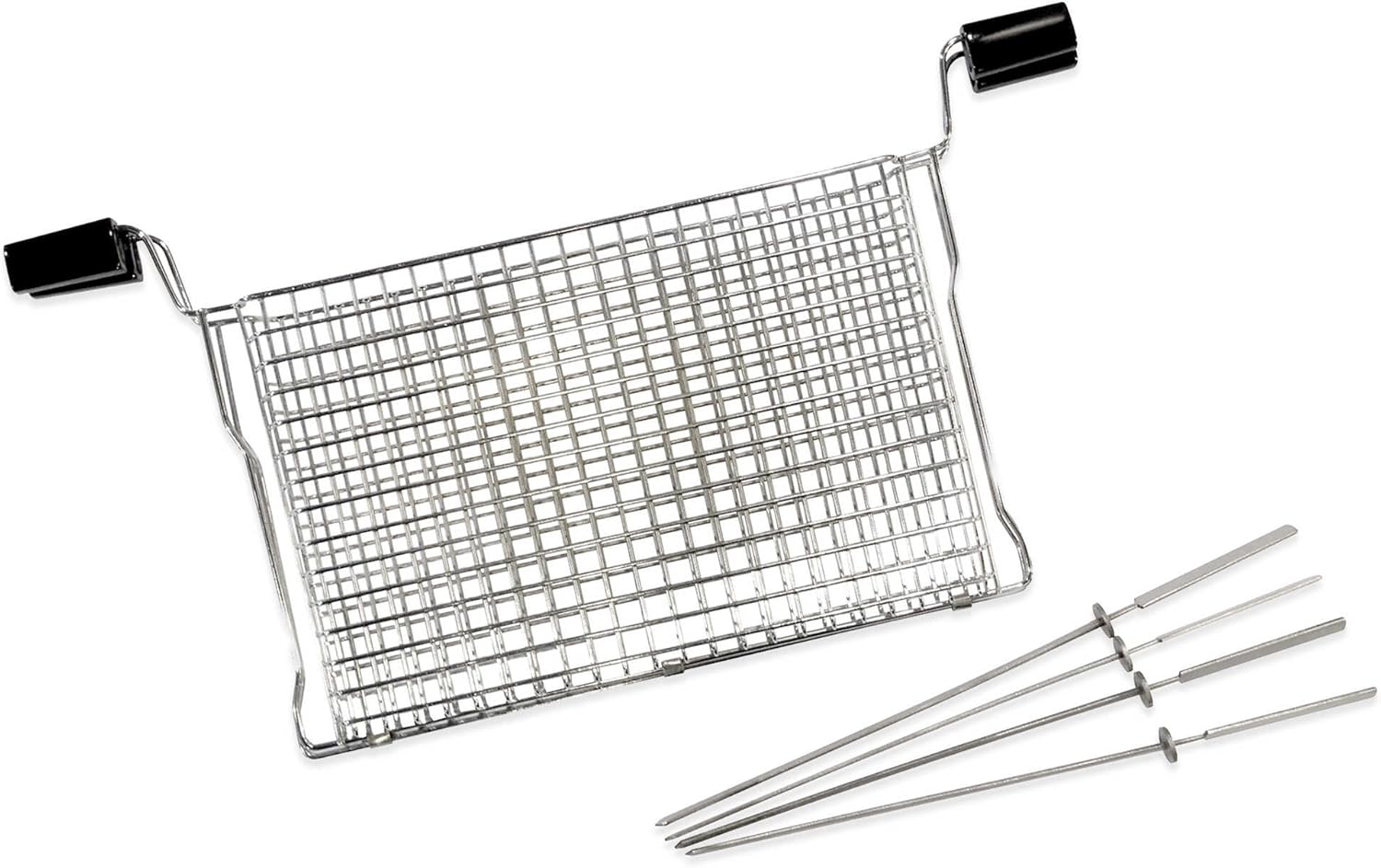 Ronco Ready Grill All Purpose Basket with Kabobs Patio, Lawn & Garden