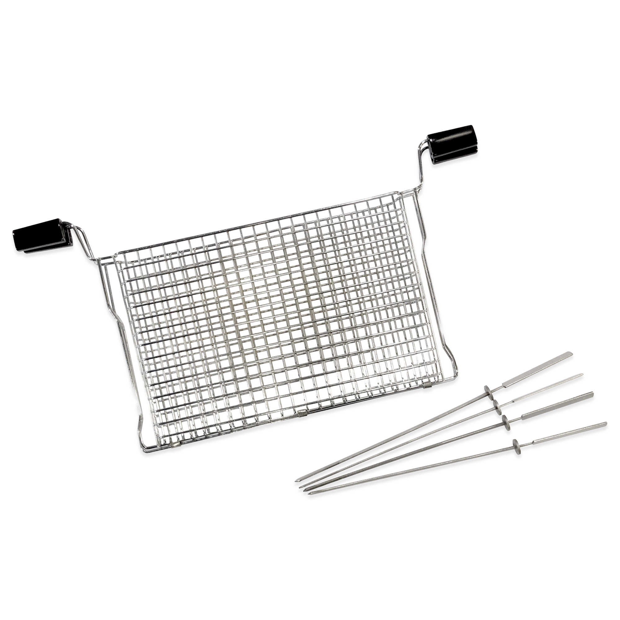 RoncoReady Grill All Purpose Basket with Kabobs