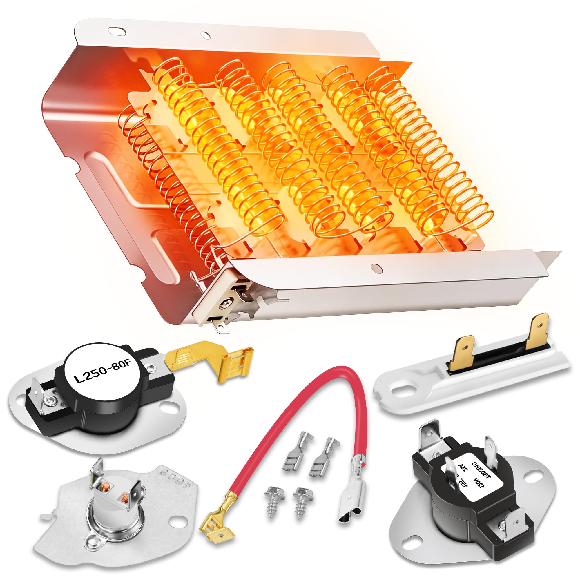 タケ③ Amazon.com: 279838 Dryer Heating Element for Amana NED4655EW1