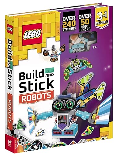 LEGO® Books: Build and Stick: Robots (LEGO® Build and Stick Activity Box)