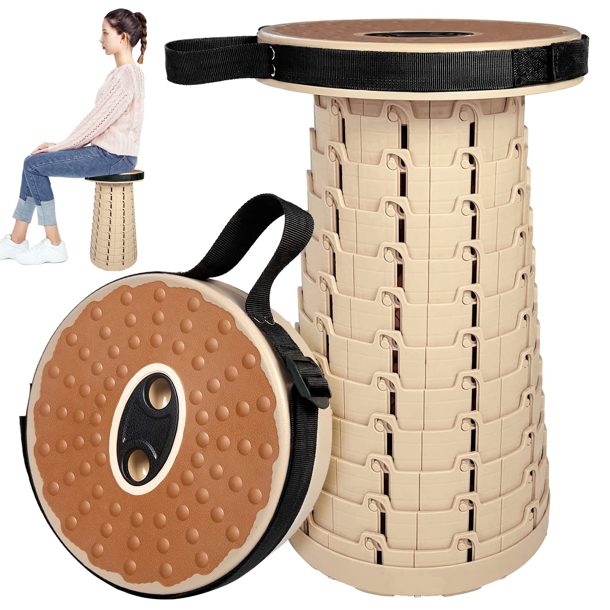 Amazon.co.jp: Steelway 折りたたみ椅子、12段階の高さ調節可能