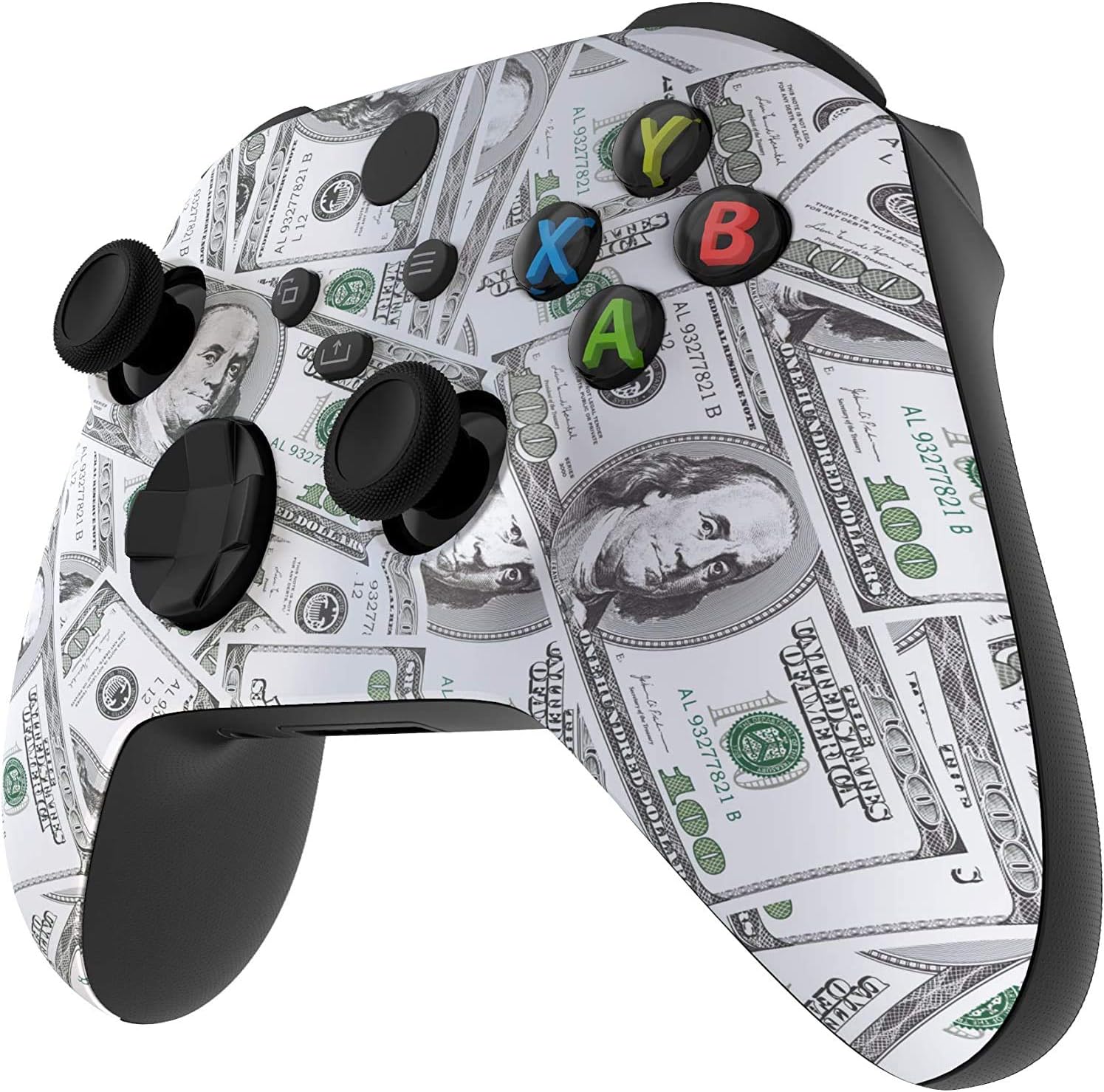 Custom Controllerzz Money Controller Bundle – Includes Money Custom Wireless Controller for Xbox Series X/S, Xbox One, PC & Braided USB-C Cable & Universal Protective Case