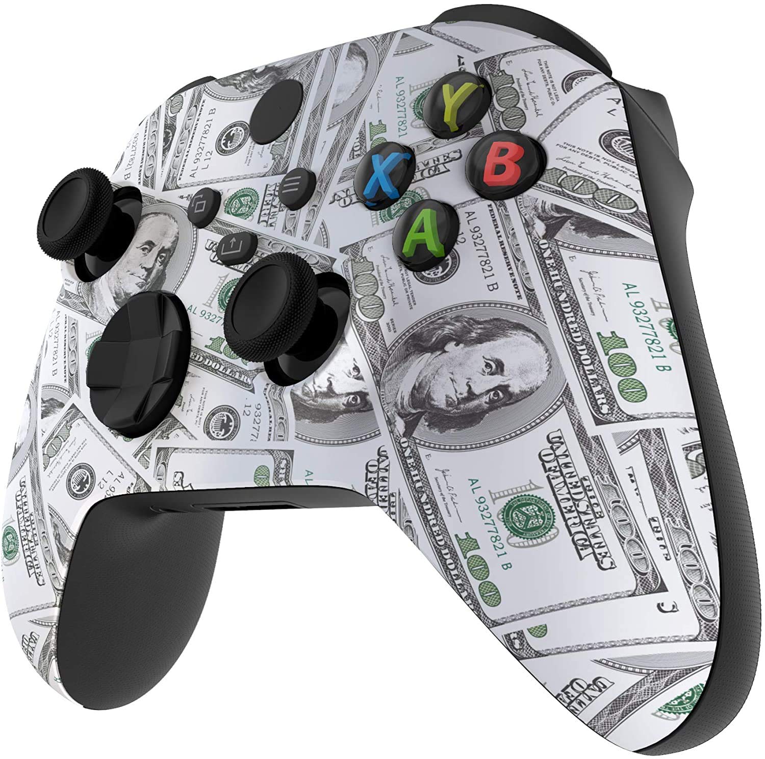 Custom Controllerzz Money Controller & Case Bundle – Includes Money Custom Wireless Controller for Xbox Series X/S, Xbox One, PC & Universal Protective Travel Case