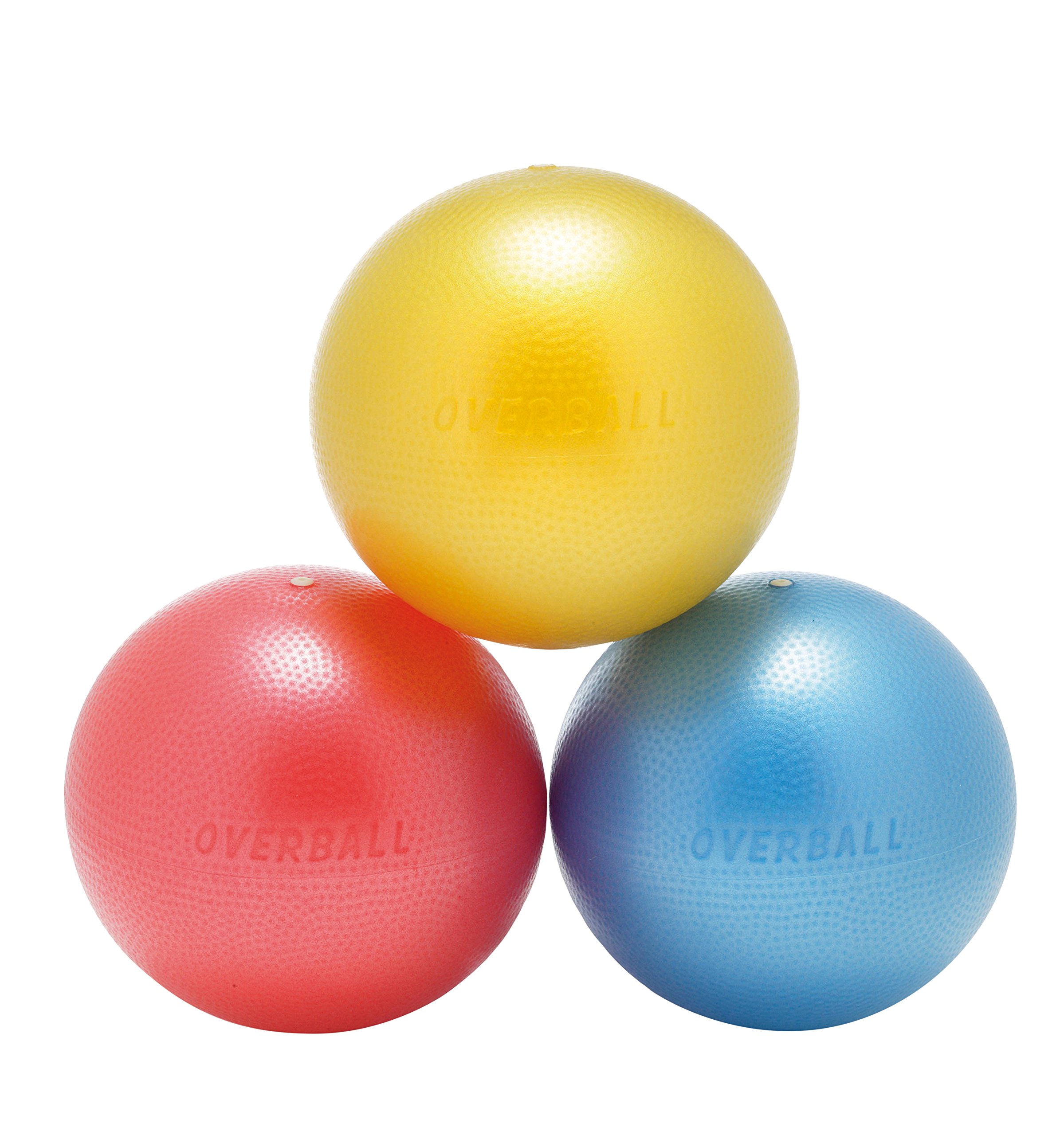 GYMNIC Over Ball Softgym Balle Gonflable Ø 23 cm Rouge, pour Enfants de 3 Ans et Plus, idéale pour Les Jeux de motricité, Les activités ludiques et la Coordination, Facile à gonfler et à Transporter