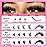 Focipeysa Cluster Eyelash Extensions Fluffy Eyelash Clusters with Bottom Lashes 14-20mm Lash Clusters 315pcs Individual Eyelash DIY Lash Extension for Beginners (60D 80D 100D Mixed)