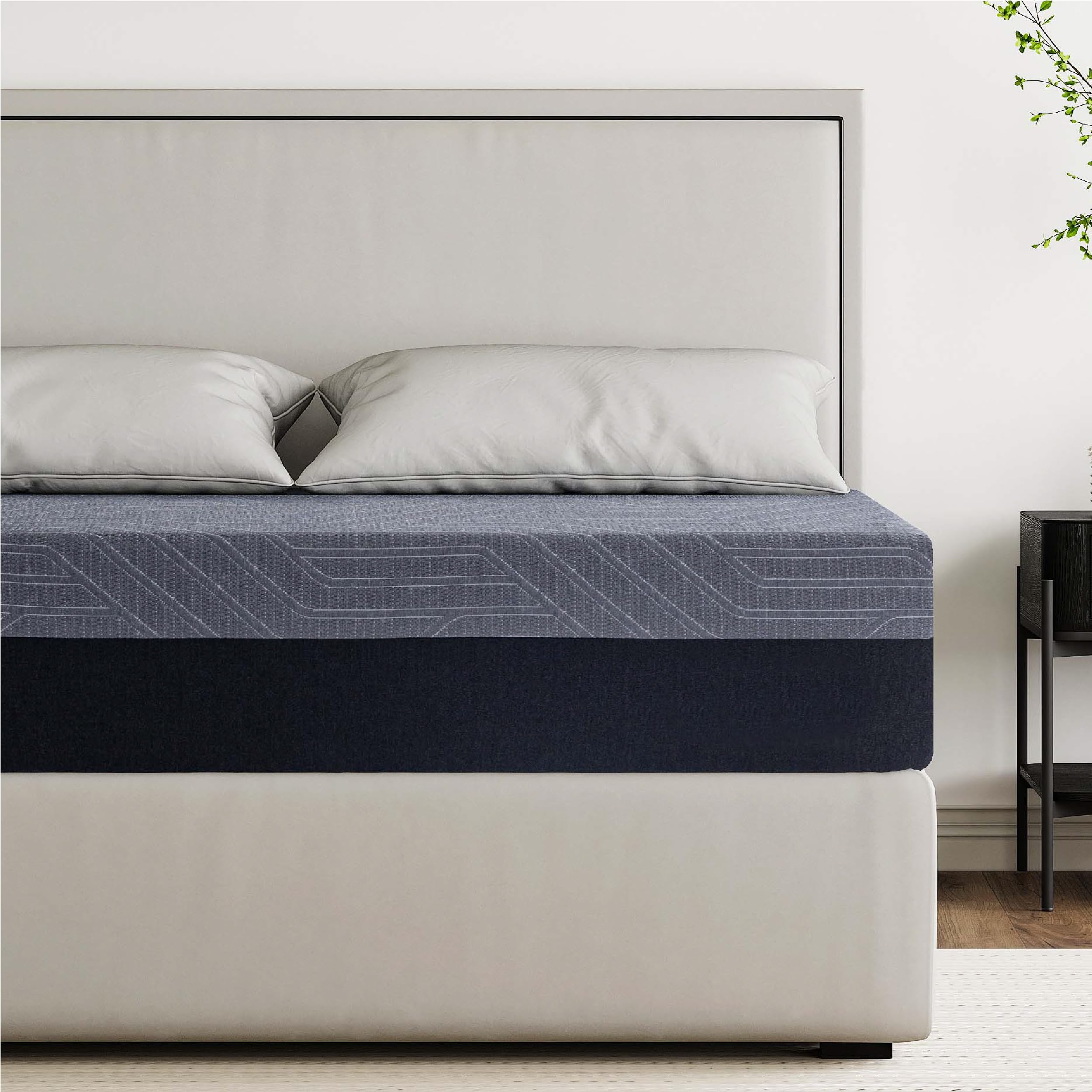 Dyonery King 10 Inch Memory Foam Mattress in a Box, Copper Mattress for Back Pain, Made in The USA of US Foam and Global Materials, CertiPUR-US