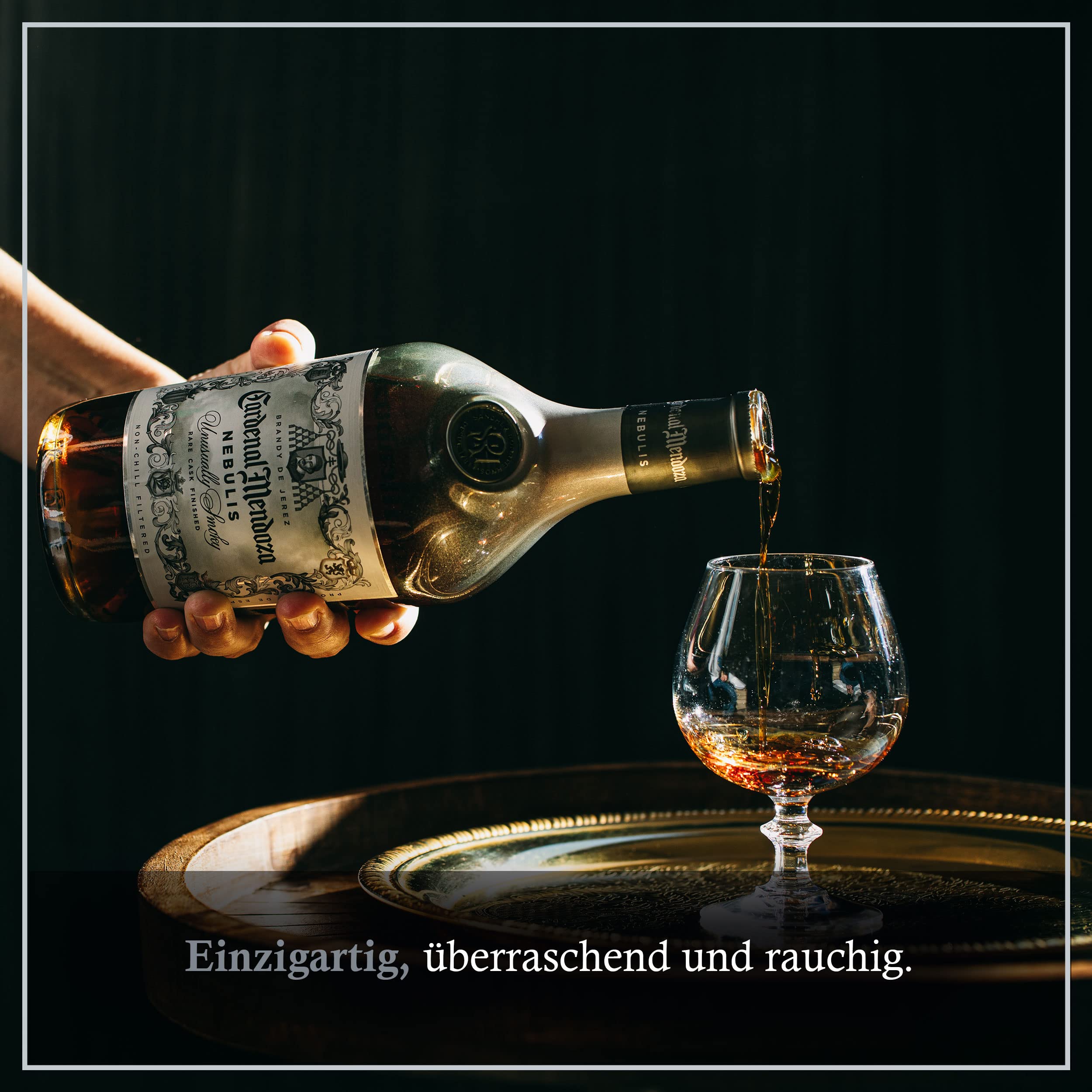 Cardenal Mendoza Nebulis Brandy de Jerez, Rare Cask Finished, (3x0,7l) 40% vol - Vielfach prämierter Premium Weinbrand in hochwertiger Geschenkbox, handwerkliches Erzeugnis mit begrenzter Produktion