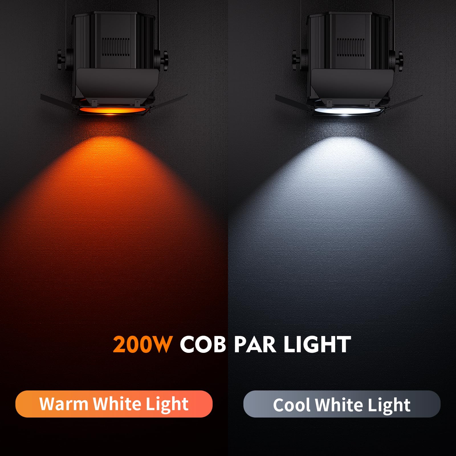 Amazon.co.jp: 200W ステージパーライト スポットライト バーンドア
