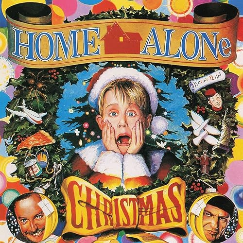 Home Alone Christmas Clear with Red Green Christmas Party Swirl Edition
