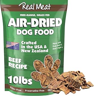 Real Air Dried Beef Dog Food