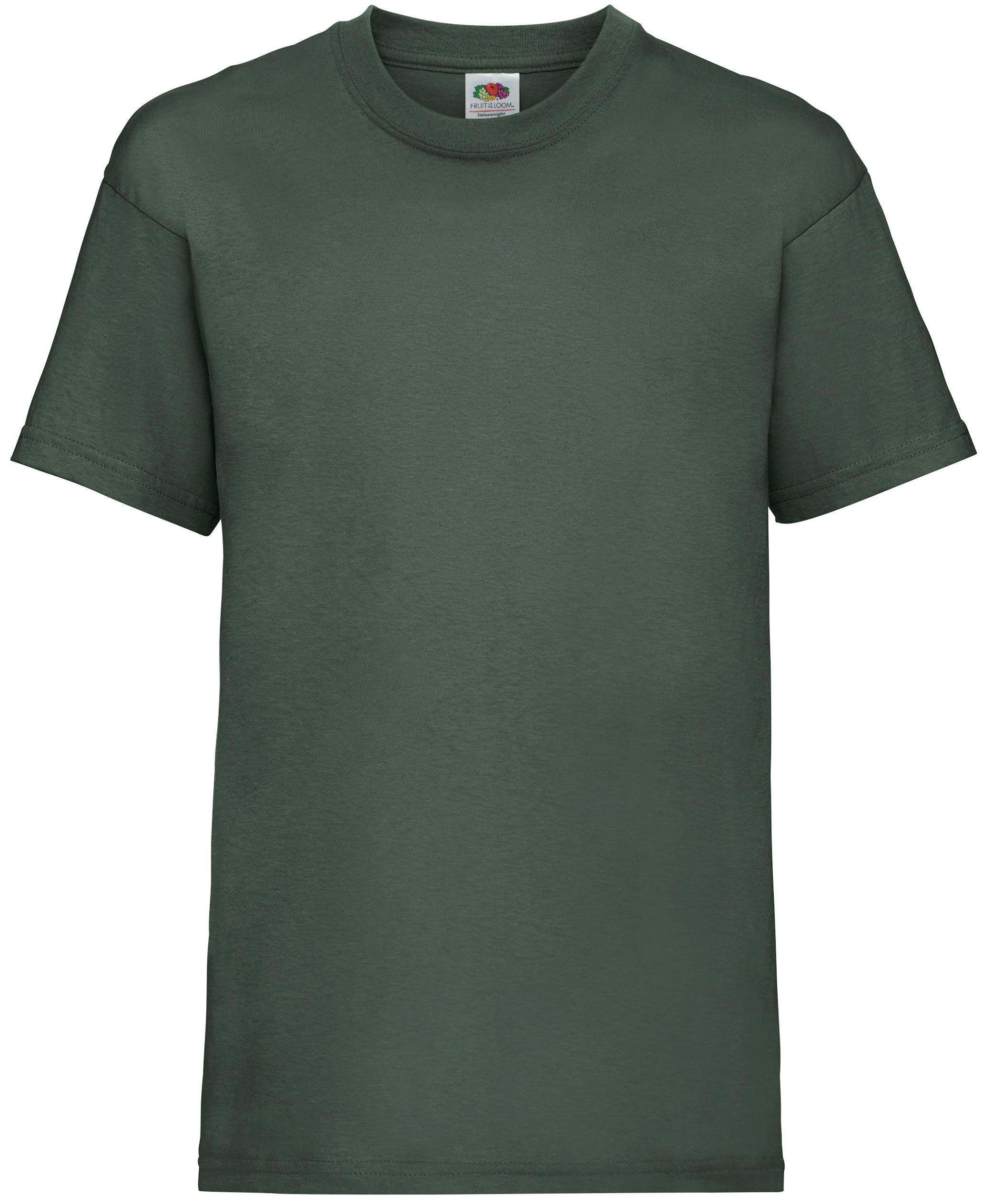 Fruit of the Loom Kids T-Shirt - Bottle Green - 12-13 Years