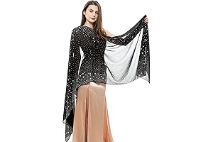 Womens Rhinestones Pashmina Shawls and Wraps for Evening Dresses