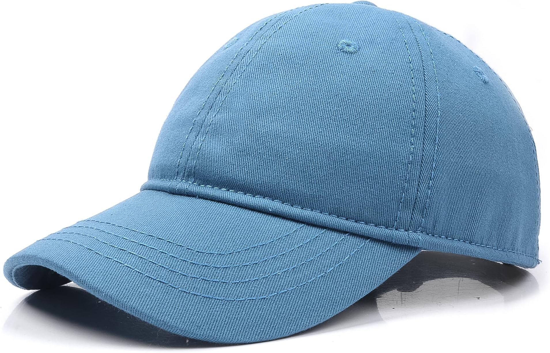ZyliooSmall Head Baseball Cap,Petite Size Ball Cap,Relaxed Little Sports Cap,Adjustable Tiny Fitted Golf Cap