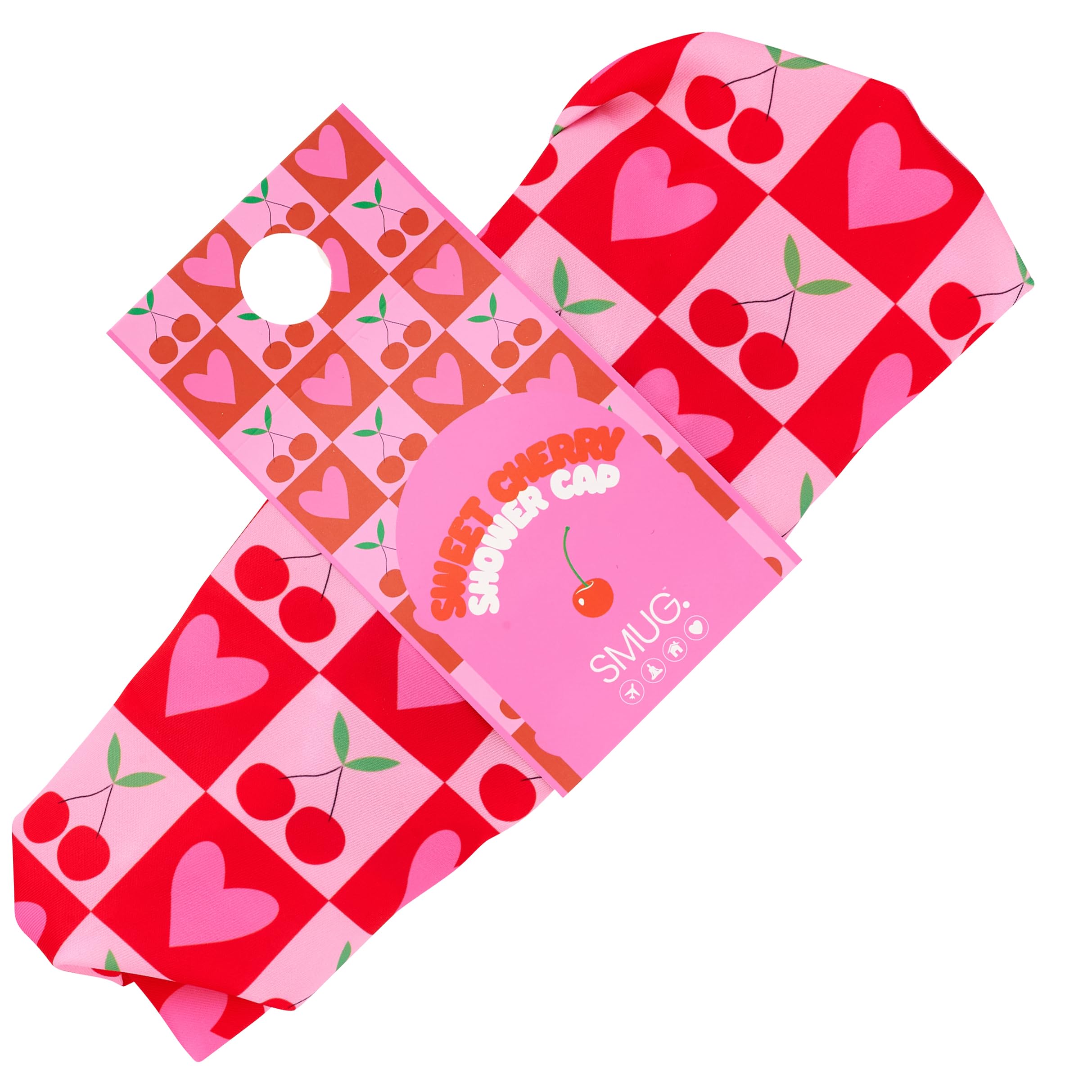 SMUG Shower Cap, Waterproof Shower Cap with Elastic Lining, Three Prints Available, Showers, Cooking, Spa Salon, Sleeping - Image 2