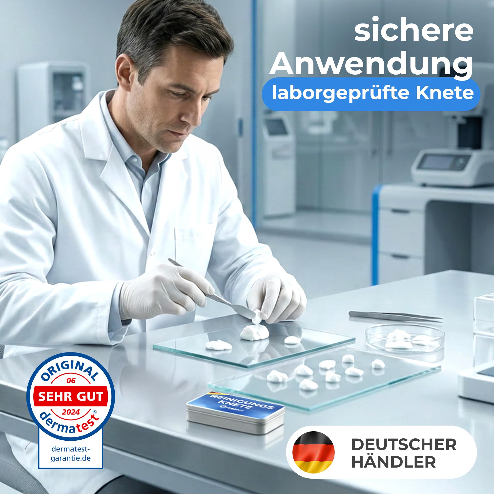 tagplus® Reinigingsknete voor mobiele telefoon & hoofdtelefoon incl. Professioneel reinigingsgereedschap, telefoonreinigingsset voor Airpods, gadgets voor mannen, iPad-accessoires, iPhone-accessoires