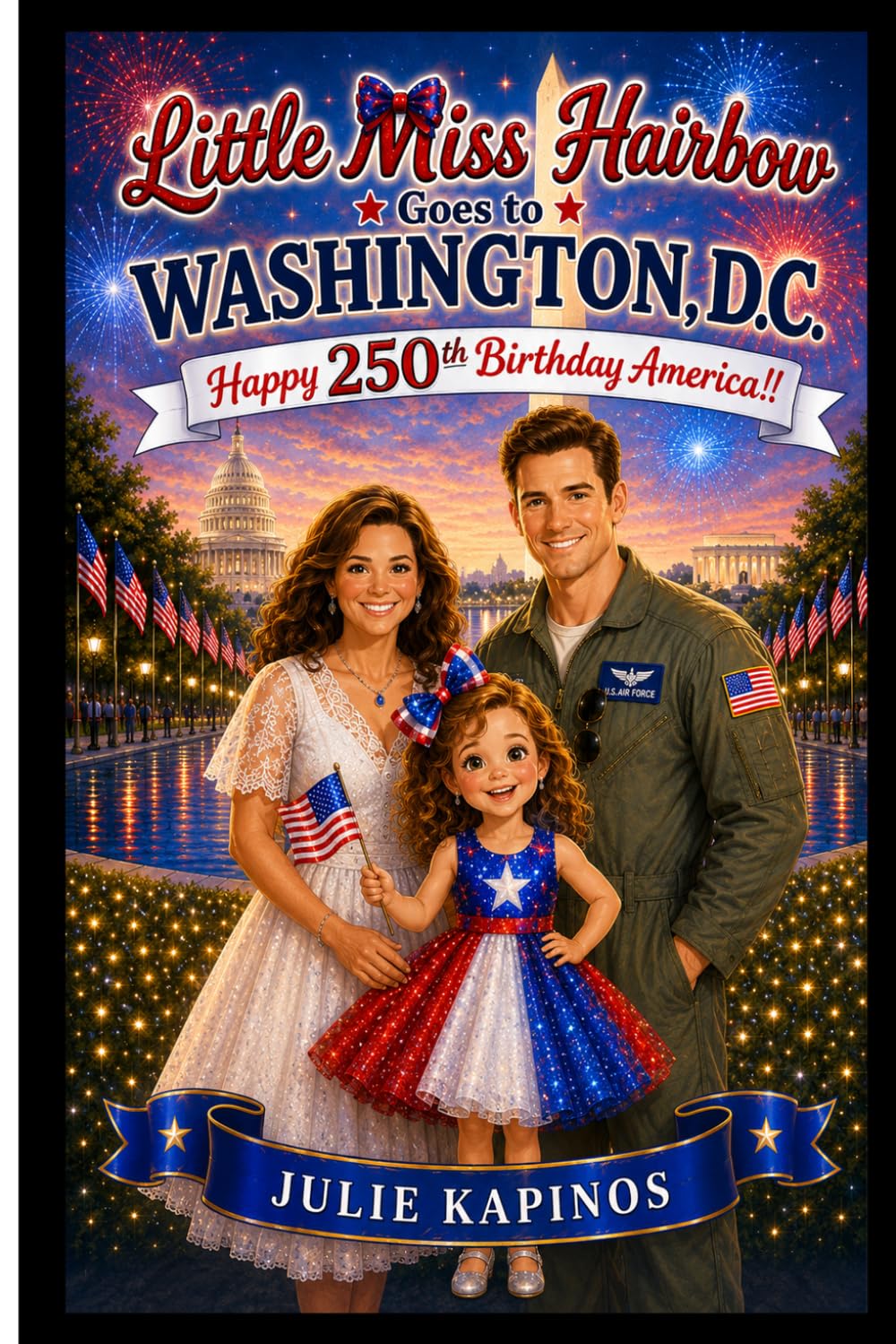 Little Miss Hairbow Goes to Washington D.C.: Happy 250th Birthday America!