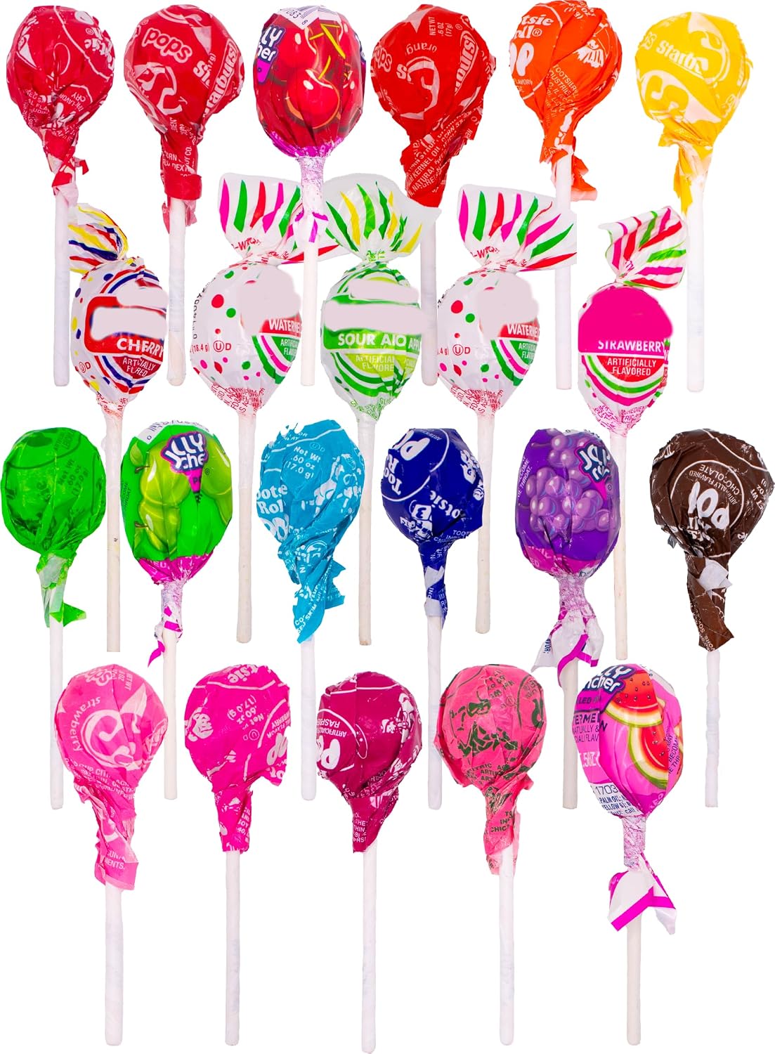 Niro Gift Assortment with 22 Flavors of Filled Lollipops - Filled With Chocolate Taffy, Gum, Fruit Flavors - Ideal Party Favors, Bulk Candy for Events and Celebrations- 4.5 Pounds of Candy Fun!