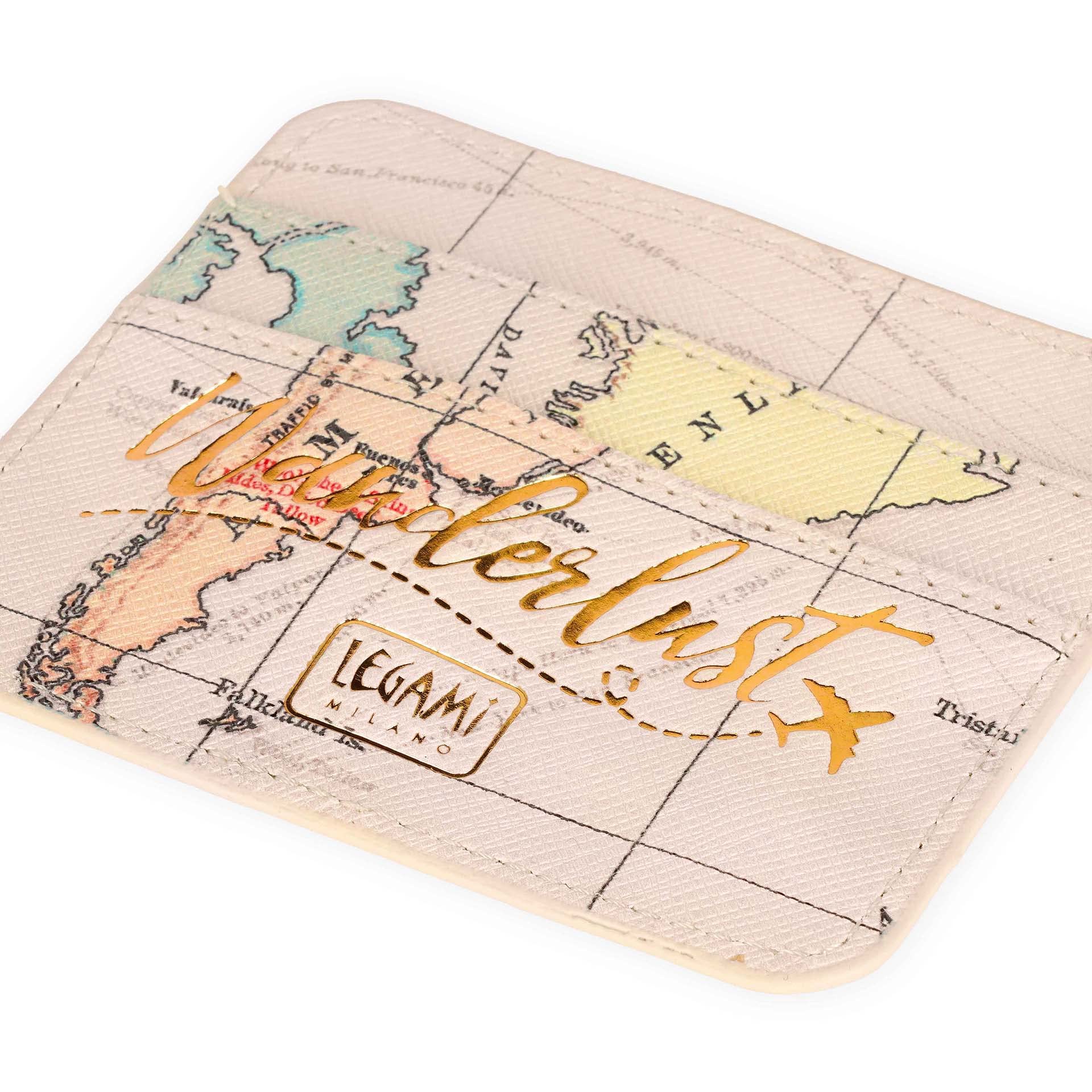 Legami Porta Badge da Collo 1 Finestra trasparente 10,4x9 cm Tema Travel
