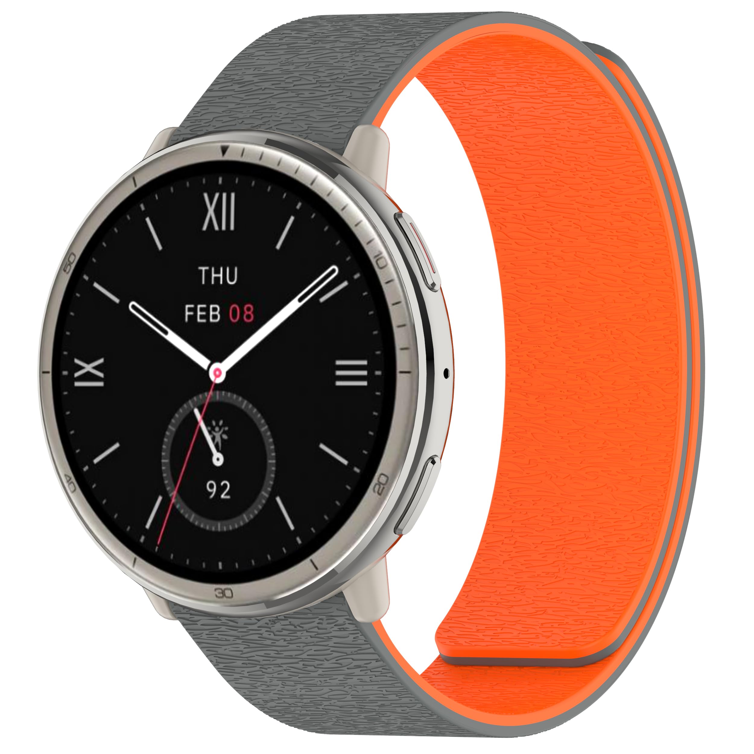 Watch Band Compatible with Amazfit Active 2 Square/Active2, Soft Silicone Replacement Bands for Active/Active Edge/GTR Mini/GTS4 Mini