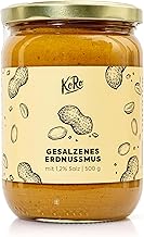 KoRo - Salted Peanut Cream 500g - Vegan - Dried Fruit Cream with Roasted Peanuts and a Pinch of Salt - No Palm Oil and No Added Sugar* - Protein Source