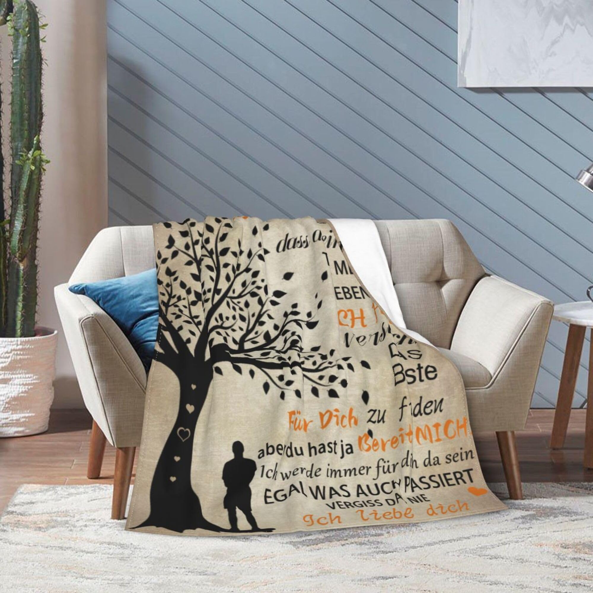 PJLJC Kuscheldecke Für Bruder – Flauschige Flanell Decke 150x220 Cm, Geschenkidee