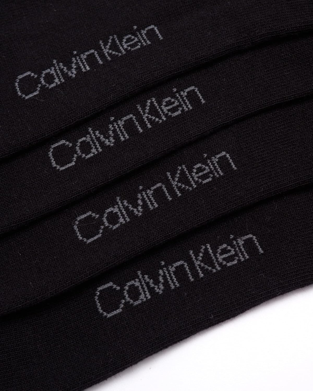 Calvin Klein Mens Dress Socks - 8 Pack Breathable Cotton Blend Work Crew Socks for Men for Casual Business & Formal Wear - Image 4