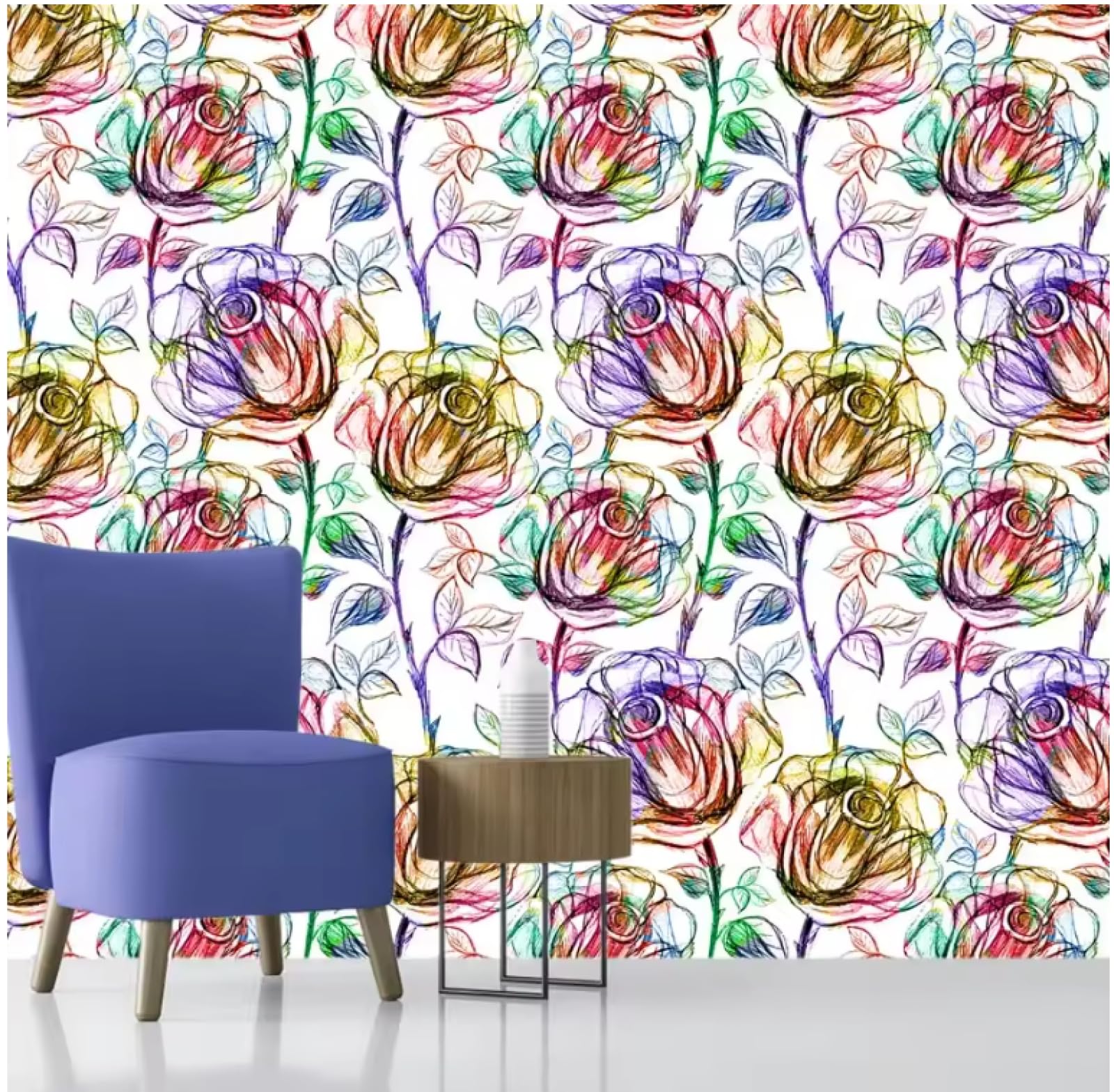 Tapety ścienne wystrój domu tapeta salon kwiat kwiat róża obraz mural tapeta 3D, 300 x 210 cm