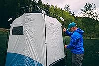Vista 5 de Caddis Refugio rápido de privacidad de 12 habitaciones, ducha de campamento y tienda de campaña portátil para inodoro, tiendas de campaña