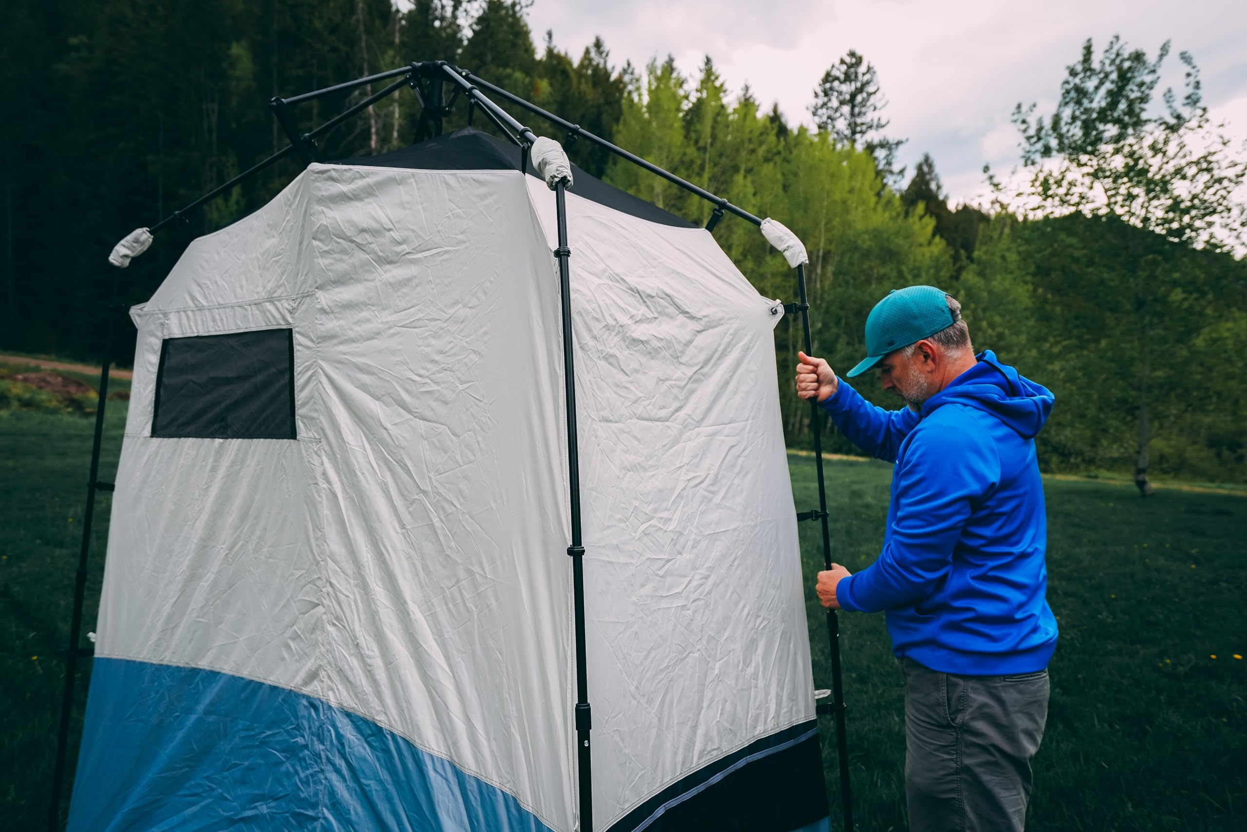 Caddis Rapid 2-Raum Sichtschutz, Camping Duschzelt, Sichtschutzzelte für Camping, Pop Up Zelt zum Duschen, Umziehen oder WC, tragbare Dusche, Camping-WC & Ankleidezimmer