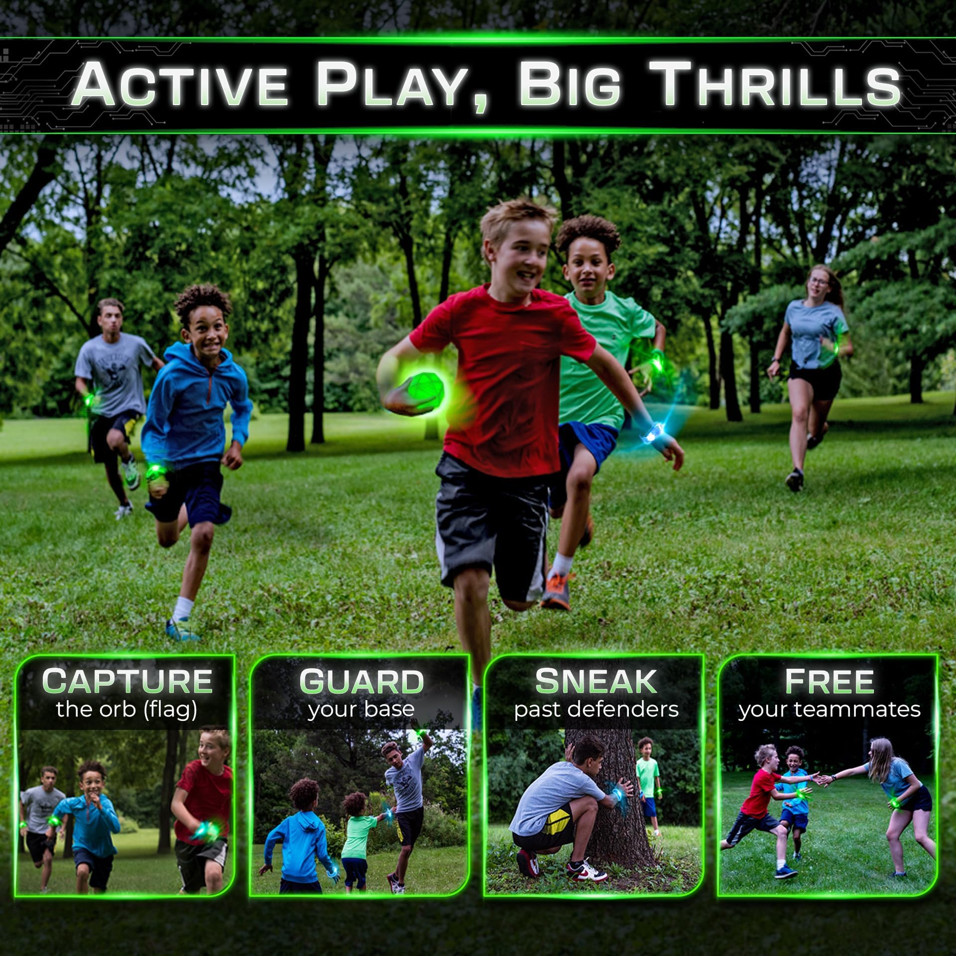Starlux Games Capture the Flag Outdoor-Spiel für Kinder - Das Original von Redux - Lustige Action - ab 8 Jahre, für Teenager & Jugendliche - für Kindergeburtstag & Party