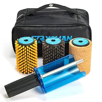XCMAN ロトブラシ3点セット（コルク、馬毛、ナイロン、ハンドル）スキーブラシ XCMAN ロトブラシ3点セット（コルク、馬毛、ナイロン、ハンドル
