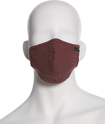 Miniatura 6 de Perry Ellis Mascarillas de tela tejida redondeadas reutilizables estándar (paquete de 3, surtido)