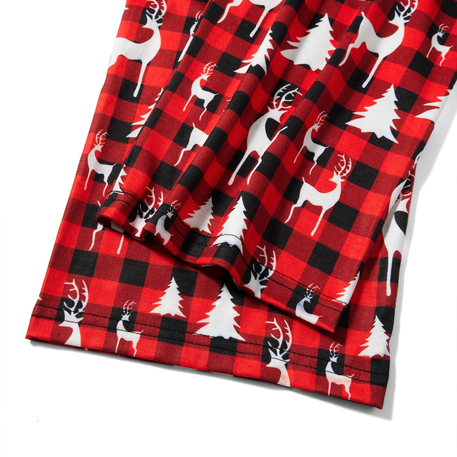 Pijama familiar de Navidad a juego de ciervos de Navidad para parejas y niños Baby Elk Reindeer Sleepwear Pijamas para adultos