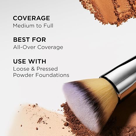 IT Cosmetics Heavenly Luxe Flat Top Buffing Foundation Brush # 6 - فرشاة الأساس للماكياج السائل ومسحوق الأساس - فرشاة الماكياج مع الشعر الفاخر الحائز على جوائز