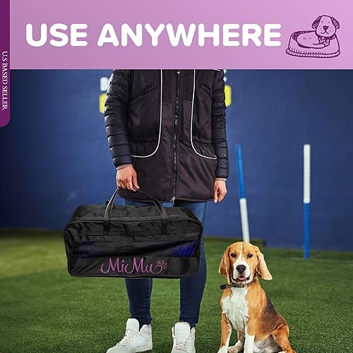 Miniatura 3 de MiMu Juego de conos de obstáculos, conos de entrenamiento y postes de agilidad, equipo de entrenamiento de velocidad de escalera de agilidad