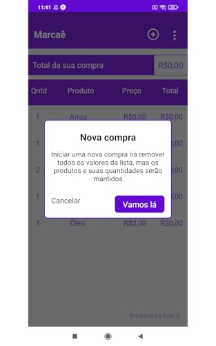 Marcaê - Lista de Compras