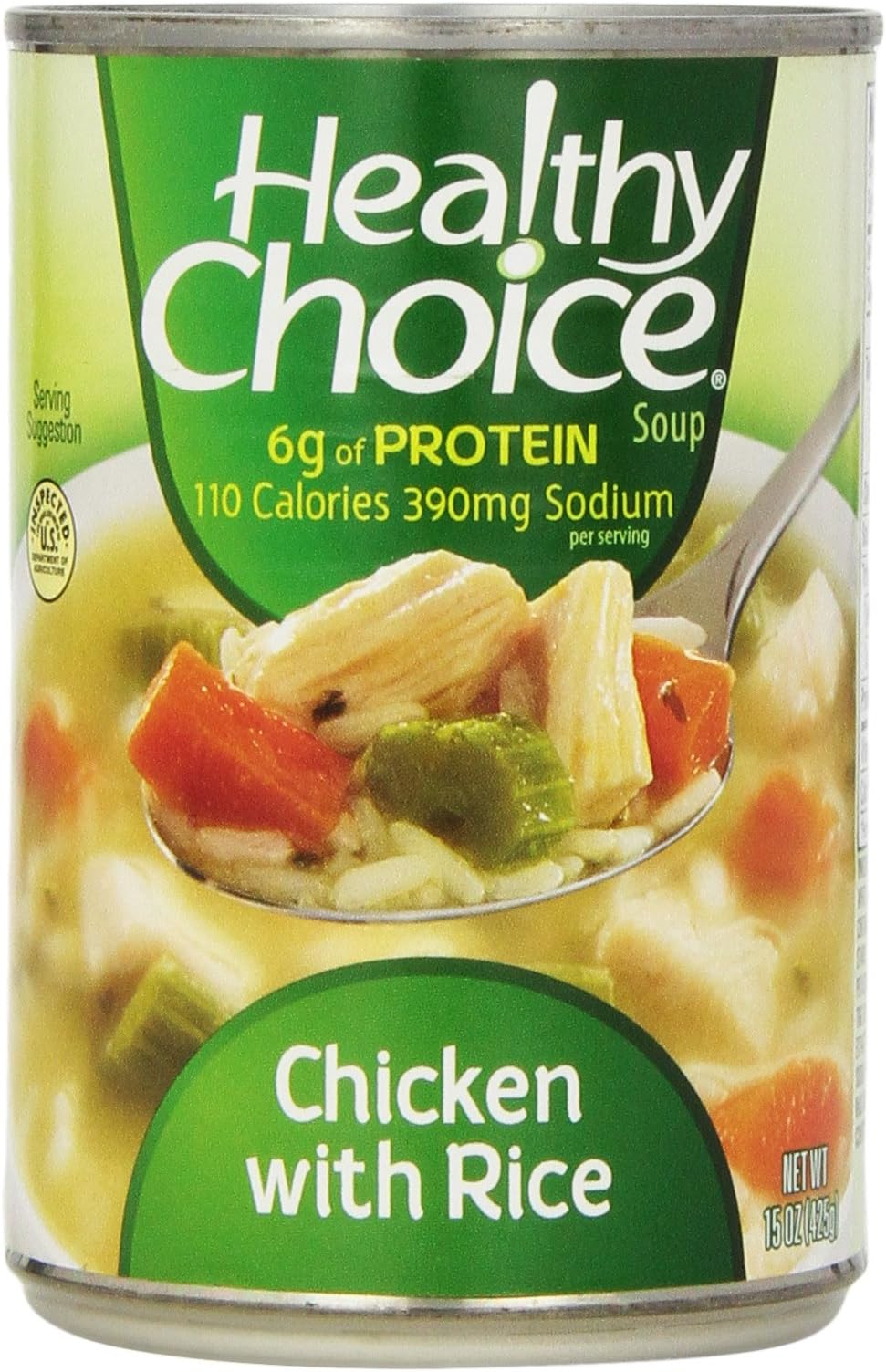 Healthy Choice Soup 5 Chicken Noodle and 5 Chicken with Rice Variety Pack, 15 oz. cans